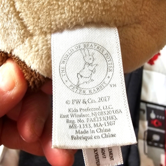 Peter Rabbit Stuffed Animal - Picture 2 of 2